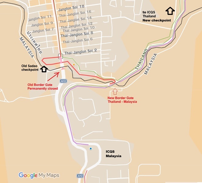 New Sadao Checkpoint to Hat Yai